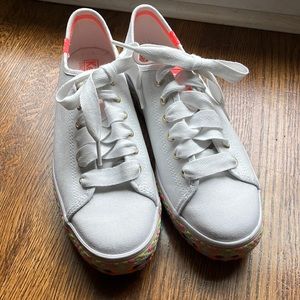 Keds with Embroidered Detail